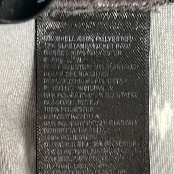 North Face leggings Charcoal and White Sz L - Picture 4 of 7